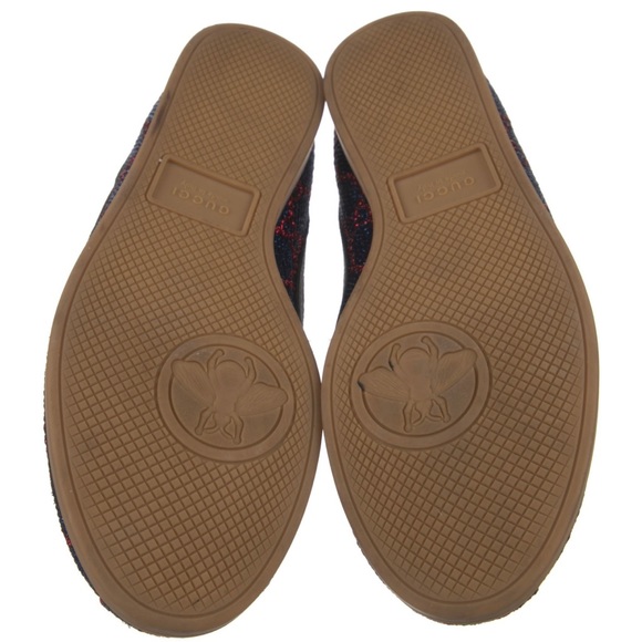 Gucci Women's Sneakers in Blue, Red, and Black with Silver Accents - Picture 6 of 6